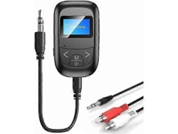 Transmisor y receptor Bluetooth 3 en 1, transmisor Bluetooth 5.0 con pantalla, receptor Bluetooth inalámbrico Rosewell