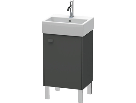 Mueble DURAVIT Brioso bajo mesada 43.4.0 x 33.9 cm 1 puerta con bisagra a la derecha 1 balda de cristal para lavabo Vero Air 072445
