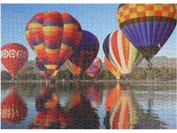 Rompecabezas De Globos Aerostáticos De Colores De 1000 Piezas Para Adultos, Rompecabezas Difícil E Imposible (azul)