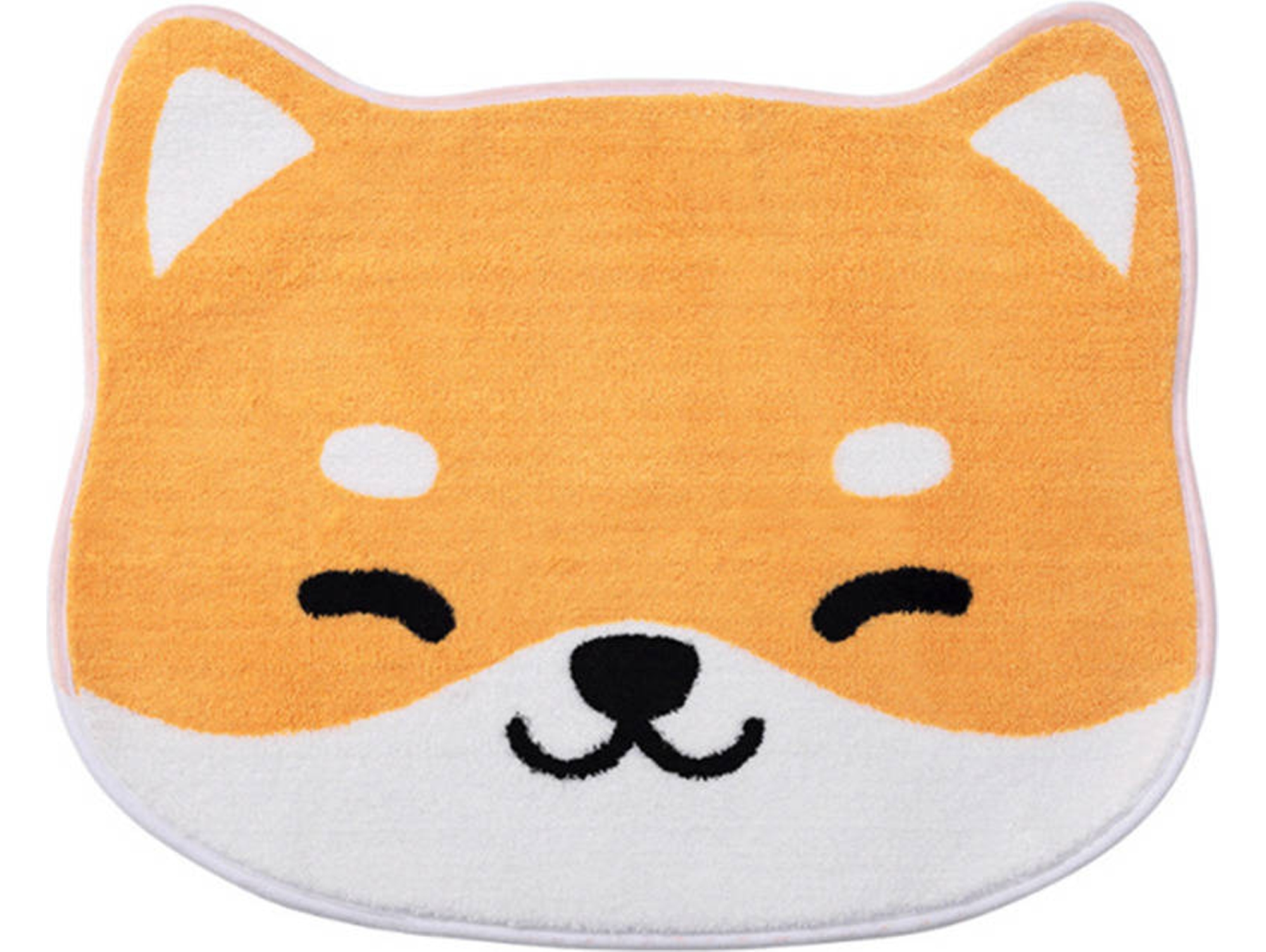 Alfombra de Baño WJS Perro Akita (Amarillo - 50 x 60 cm)