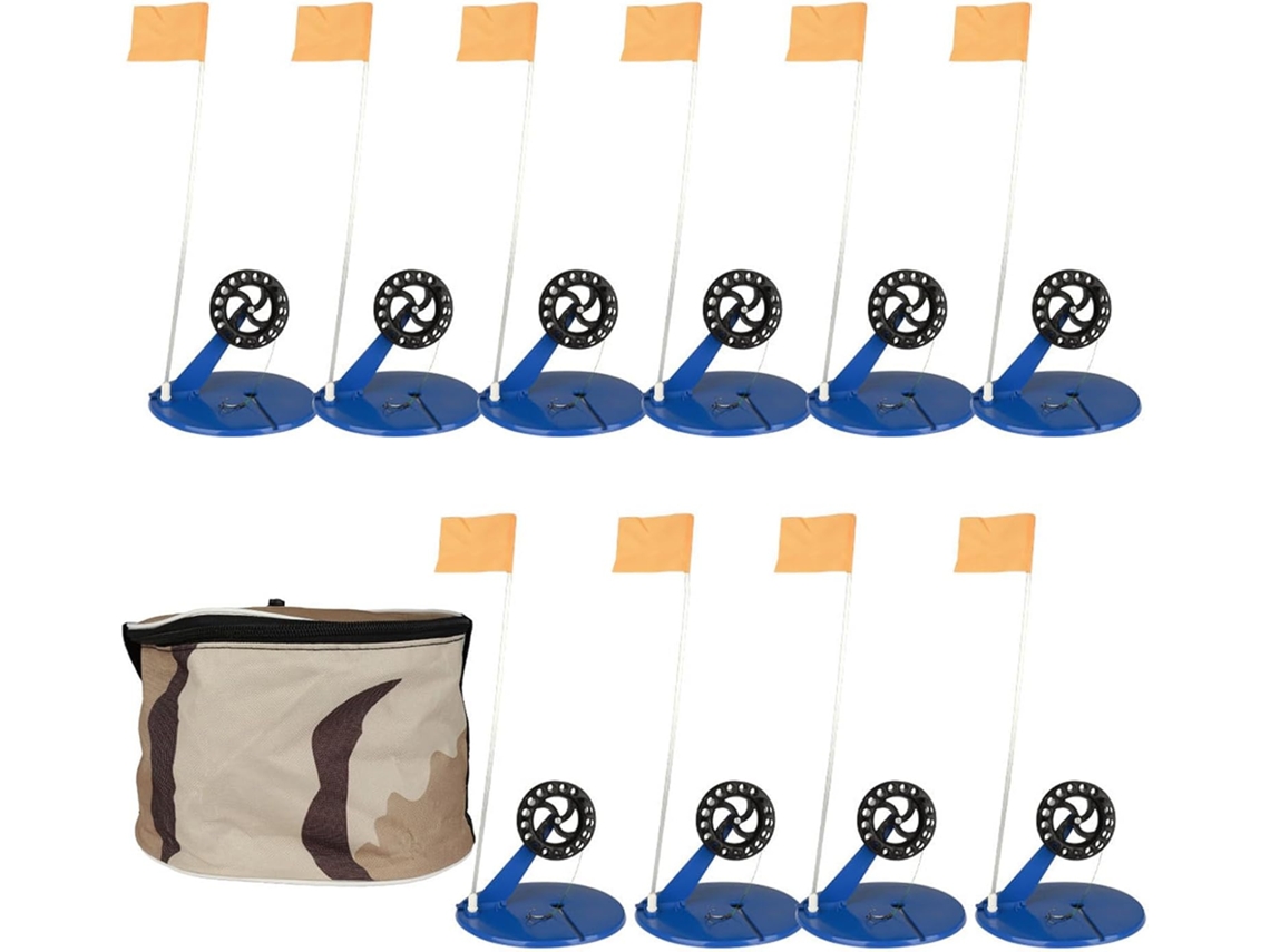 Conjunto De 10 Plataformas Flotantes Estables Para Pesca En Hielo - Plataforma Fácil De Usar