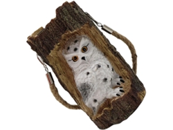 Lámpara Solar Colgante Decorativa Con Forma De Búho Para Jardín, Ideal Para Uso Exterior.