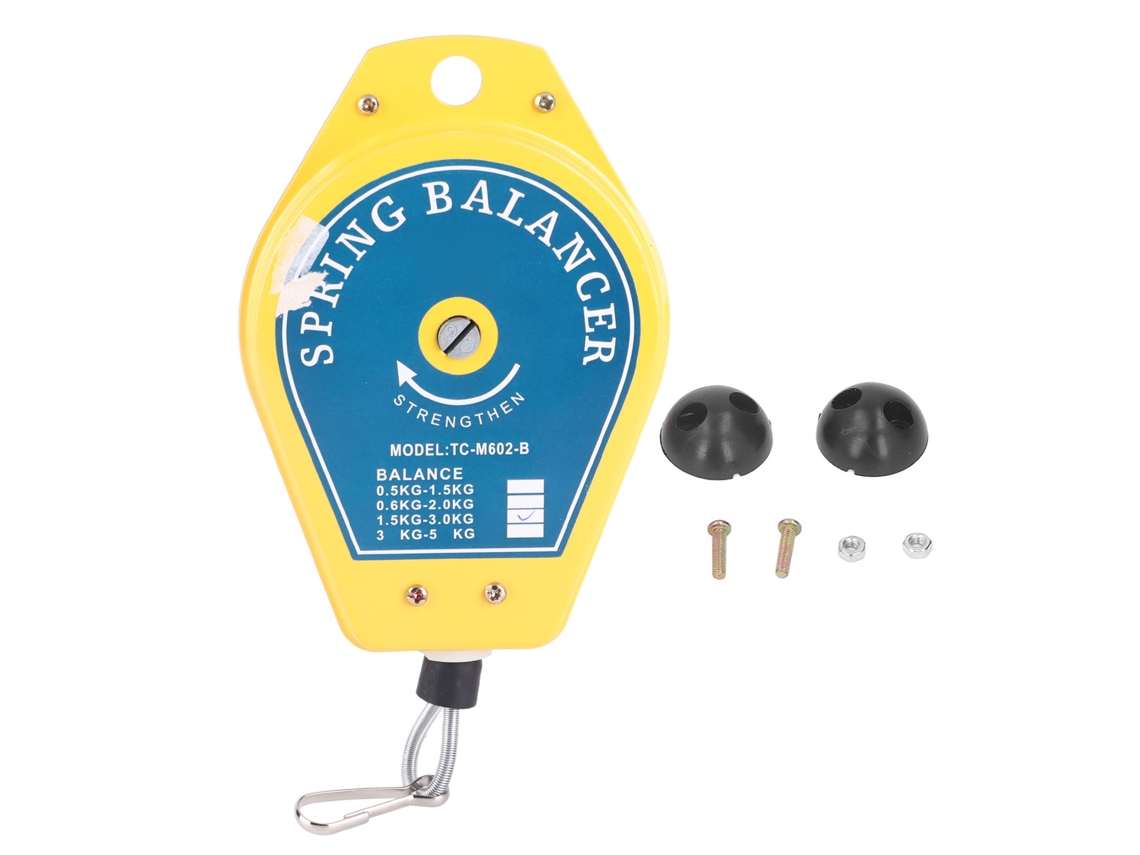 Equilibrador De Resorte Ajustable De Acero Inoxidable Para Suspender Herramientas De 1,5 A 3 Kg (3,3 A 6,6 Lb)
