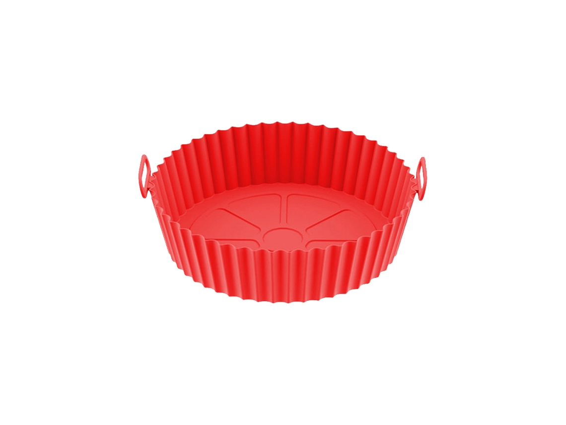 Bandeja De Silicona Para Freidora De Aire, Reutilizable, Con Cesta Interior Resistente A Altas Temperaturas, Apta Para Uso Alimentario, 3,6 L ~ 7,2 L