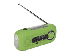 Radio de emergencia manivela radio de emergencia recargable batería solar alto sonido radio de coche modelo europeo