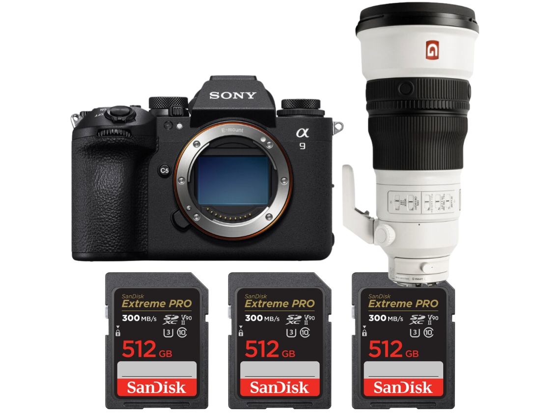 Sony A9 Iii + Fe 300mm F/2.8 Gm Oss + 3 Sandisk 512gb Uhs-ii 300mb/s + Ebook “20 Consejos Para Fotos Que Impactan”