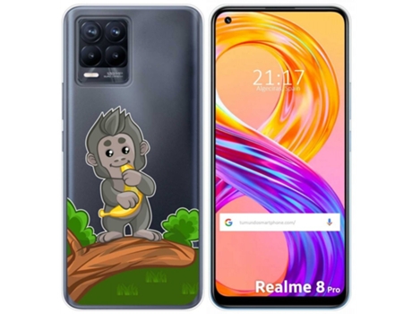 Carcasa Realme 8 4G / 8 Pro TUMUNDOSMARTPHONE Dibujos Transparente Multicolor