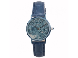 Reloj De Pulsera De Cuarzo Para Mujer En Aleación Con Diamantes De Imitación Y Piel Sintética (menta)