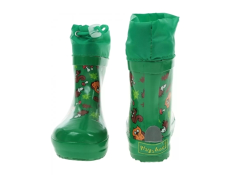 Botas Animais de Estimação de Bebé PLAYSHOES Low Forest Goma Verde (21)