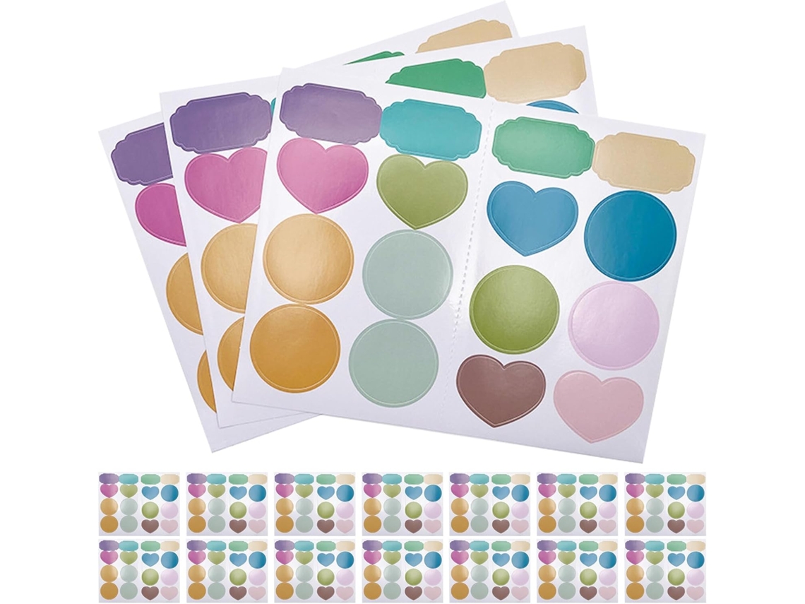 30 Hojas De Pegatinas Redondas Impermeables Con La Palabra "amor", Pegatinas De Papel Autoadhesivas.