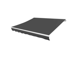 Maison Exclusive - Toldo De Lona Blanco Gris Antracita 600x300 Cm