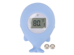 Termómetro Para El Agua Del Baño Del Bebé Con Forma De Ballena, Juguete Flotante Y Alarma Silenciosa.