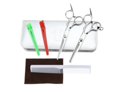 Set De Tijeras Para Corte De Pelo Profesional Thinning, Cuchillas De Peluquería Para Salón Y Hogar 02