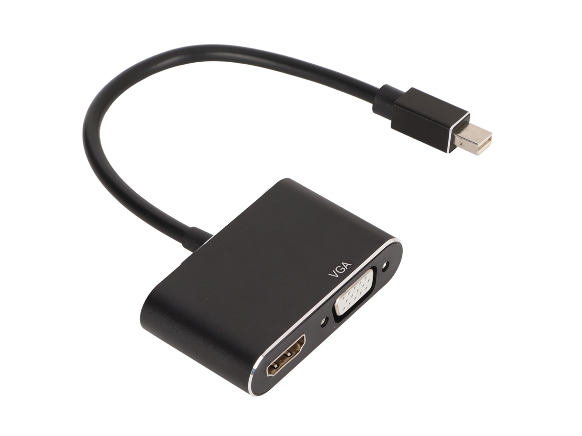 Adaptador Mini DP a VGA 720p/1080i/1080p Resistente al desgaste para portátil