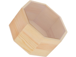 Madera Retro Dulces Ventana Transparente Almacenamiento Decorativa Joyas Niños Niñas Caja