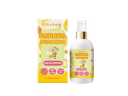 Spray corporal hidratante con aroma a pudín de plátano