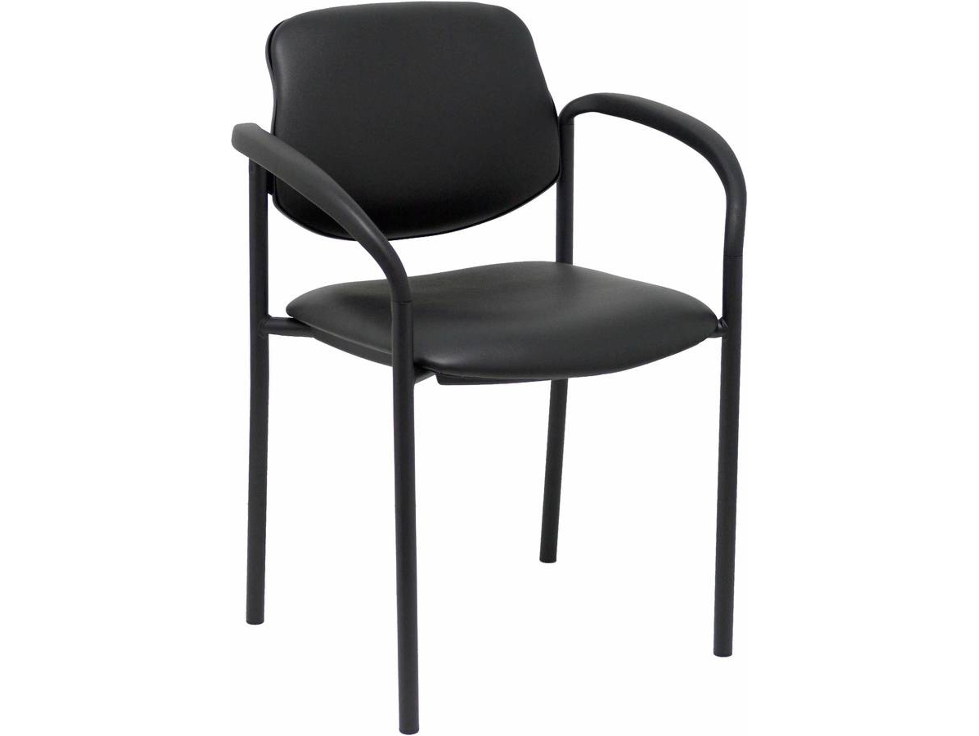 Silla de Confidente PIQUERAS Y CRESPO Villalgordo Negro (Brazos)