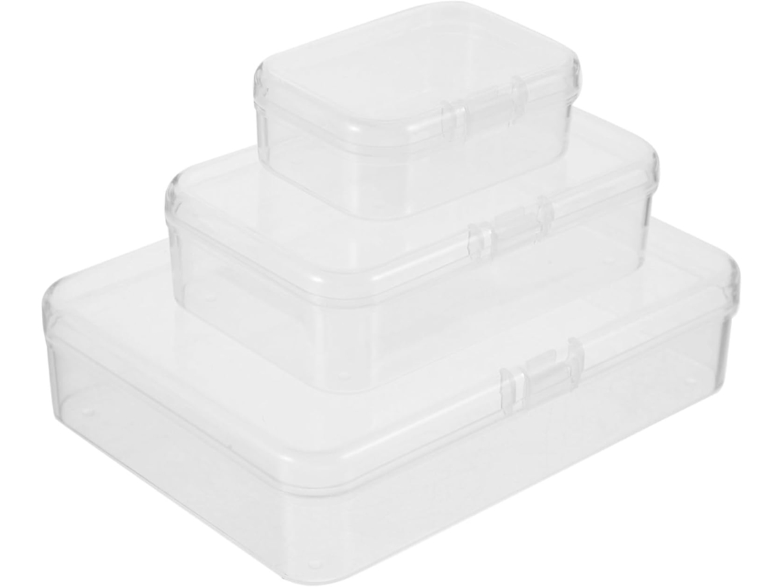 Cajas De Almacenamiento De Plástico De 28 Piezas Con Tapa Para Cuentas, Alfileres Y Objetos Pequeños.