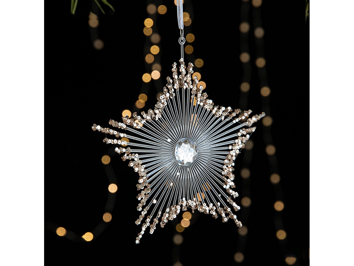 Adornos para árboles de Navidad, adornos en forma de ciervo TRUYUETY