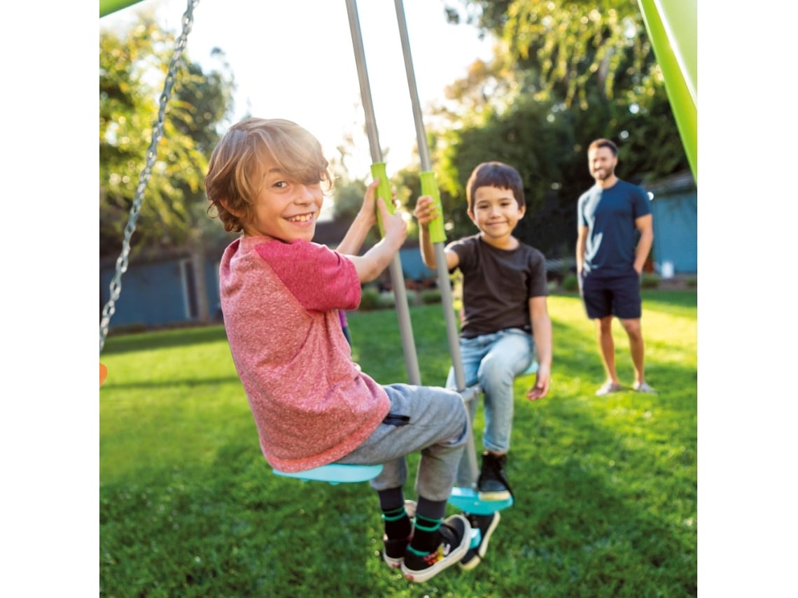 Columpio doble para niños INTEX con balancín, regulable en altura