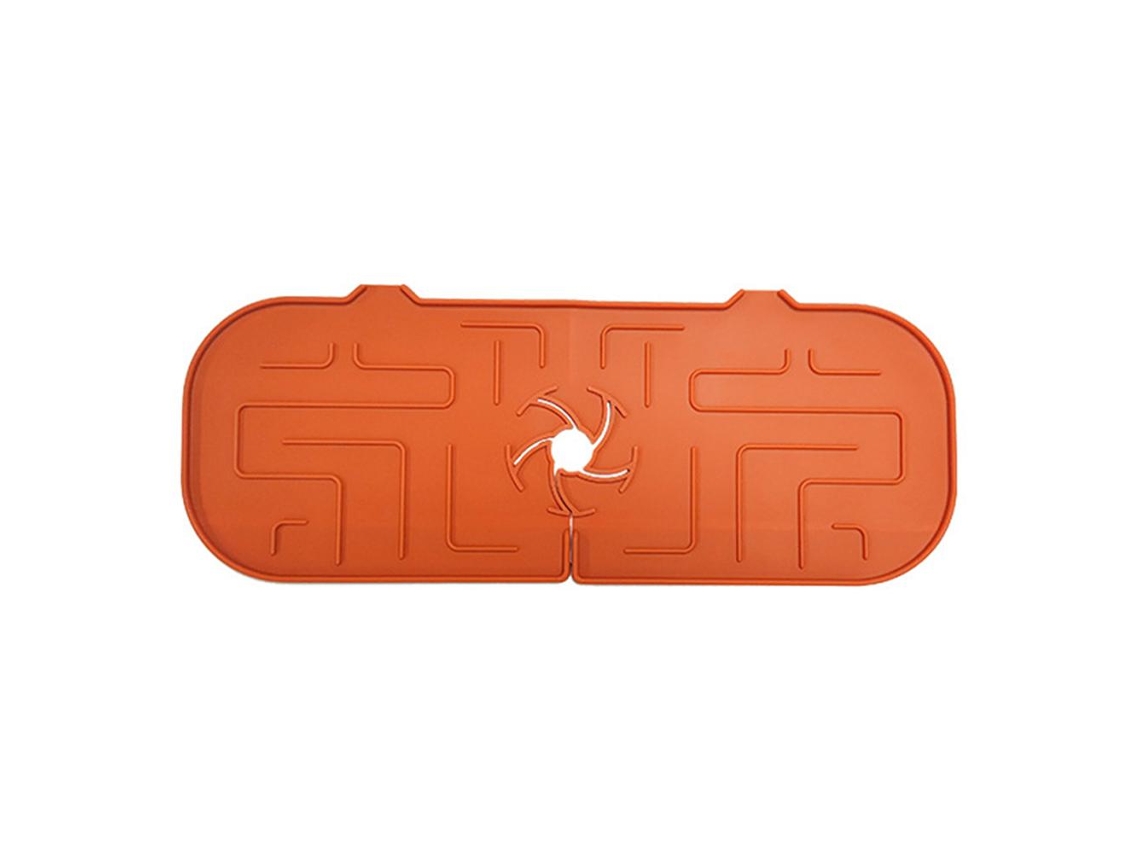 Protector contra salpicaduras para grifo, recogedor de agua y almohadilla de desagüe para fregadero.
