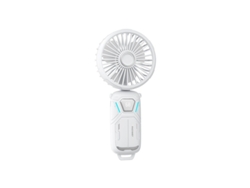 Ventilador Portátil Dobrável De Mão, Para Pescoço, Vento Forte, Pequeno, Ideal Para Escritório, Estudante, Dormitório E Uso Ao Ar Livre