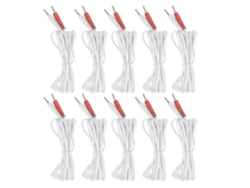 Cable de pines 2 en 1, 10 unidades/bolsa, 1,8 m, 2,35 mm