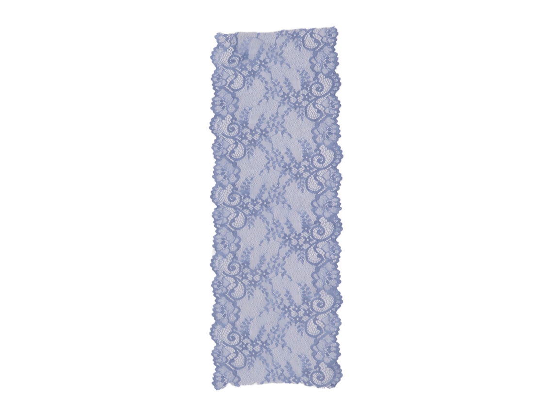 Cinta De Encaje De 18 Cm De Ancho, Estilo Único, Suave, Gruesa, Accesorio De Ropa, Azul.