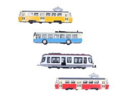 Autobús De Juguete Modelo De Ferrocarril De Alta Velocidad Con Función De Retroceso Para Niños, Colección D, Grupo