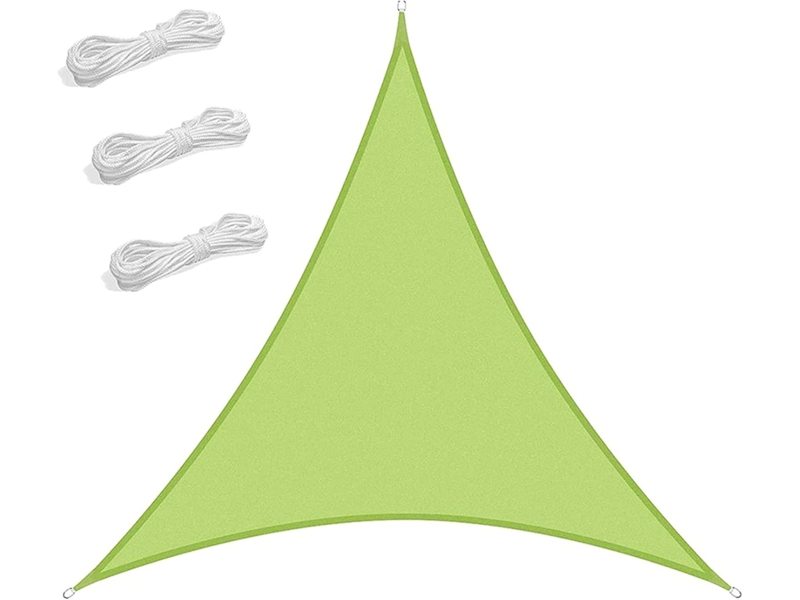 Vela De Sombra Resistente Acero Triangular 2x2x2 Intemperie