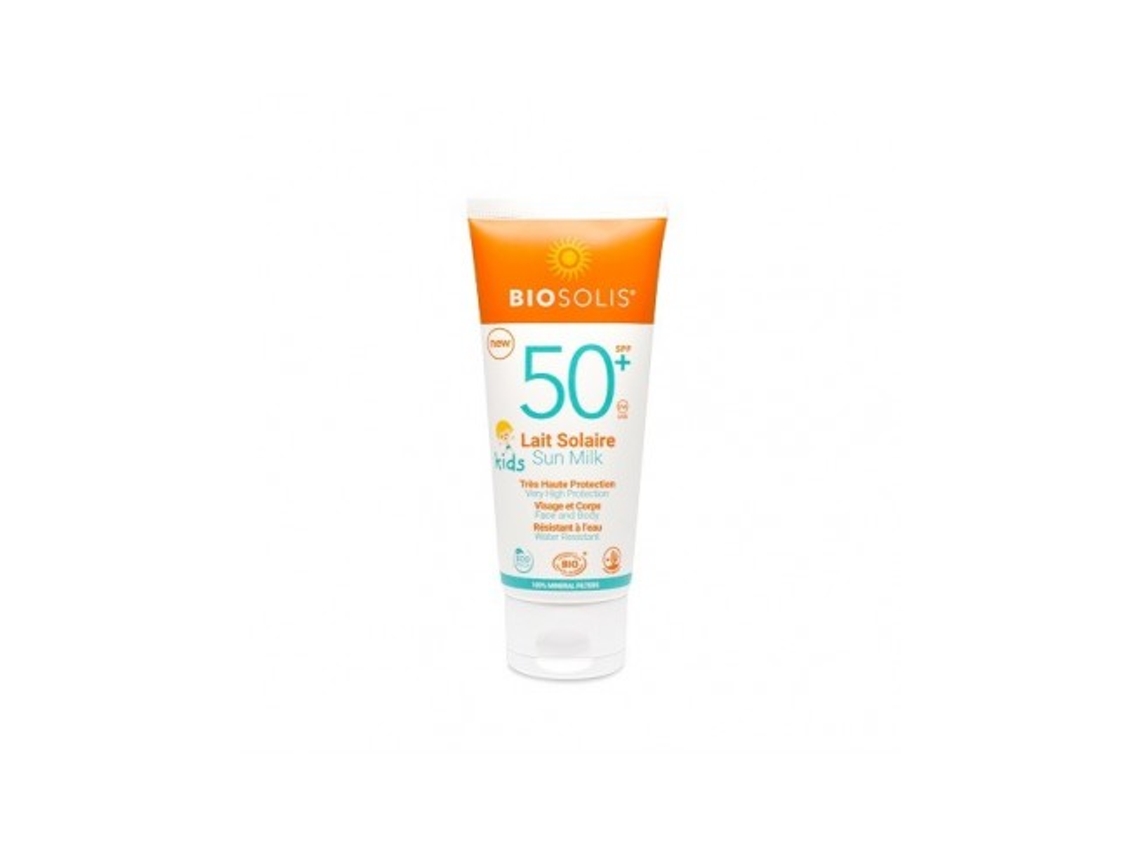 Leche Solar BIOSOLIS Bebé y Niños SPF 50+ (100 ml)