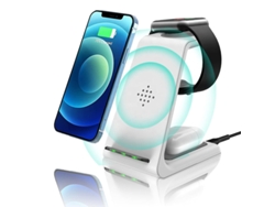 Cargador Sem Fio Qi Para Apple, Samsung Yizhood Blanco