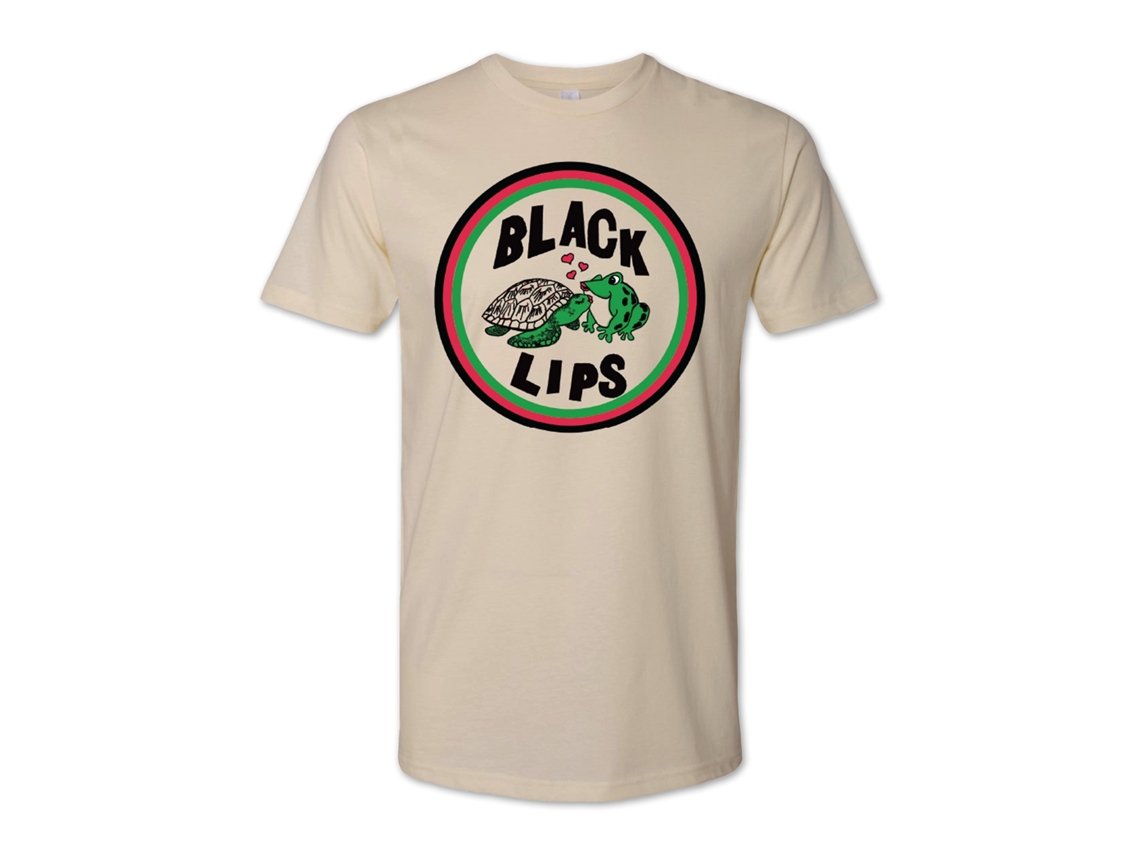 Black Lips Frog Kissing Turtle T-shirt Rockinstone Unisex Adults Best Sellers Size:s