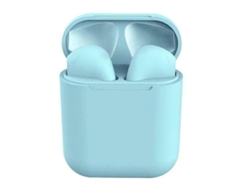 Auriculares Bluetooth True Wireless QIANAO Touch I12 (In Ear - Micrófono - Azul)