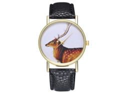 Reloj De Pulsera De Cuarzo Unisex De Moda Para Hombres Y Mujeres, De Alta Calidad (negro)