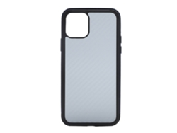Capa De Fibra Textura Com Moldura De Metal Para Iphone 11pro - Proteção Total E Leve