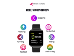 Relógio Inteligente Fitness Tracker 1.3 Polegadas Ip67 Monitor De Frequência Cardíaca E Pressão Arterial