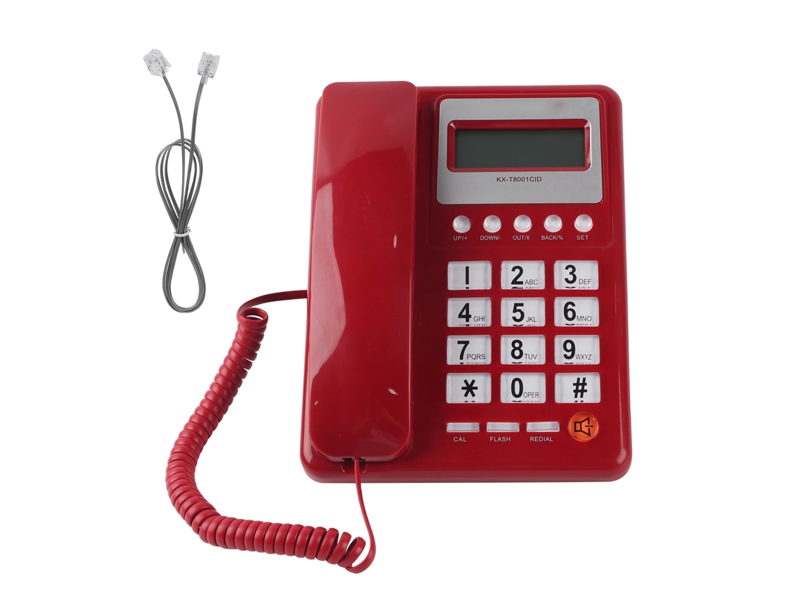 Teléfono fijo (llamadas con identificador de llamadas)