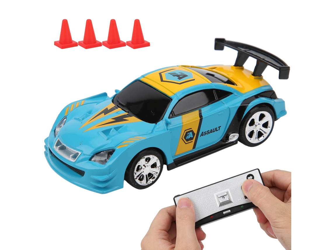 Mini Coche Teledirigido De 2,4 Ghz Con Control Por Aplicación, Modo Dual, Luces Y Control En Cuatro Direcciones - Azul