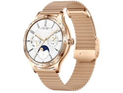 Smartwatch con Pantalla Amoled HD Llamadas Bluetooth Monitoreo de Ritmo Cardíaco y Salud y Modos Deportivos Rosa YEMAESRE