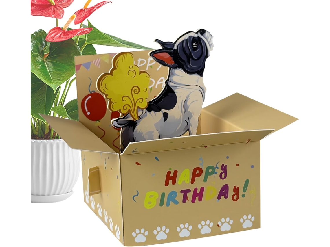 Tarjeta de cumpleaños 3D | Tarjeta de cumpleaños desplegable para familiares y amigos | Mensaje para niño/niña Vayotoy