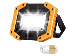 Luz De Trabajo Led 30w Recargable Impermeable Ip65 Con 3 Modos Y Banco De Energía Usb Portátil