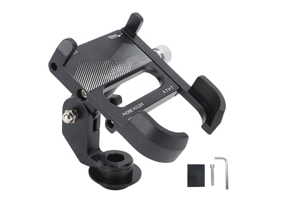 Suporte para celular para bicicleta em liga de alumínio 6063 anodizado Rebe, para bicicletas de montanha e de estrada.