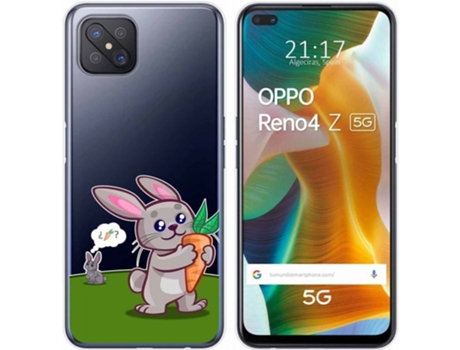Carcasa Oppo Reno 4Z 5G TUMUNDOSMARTPHONE Conejo