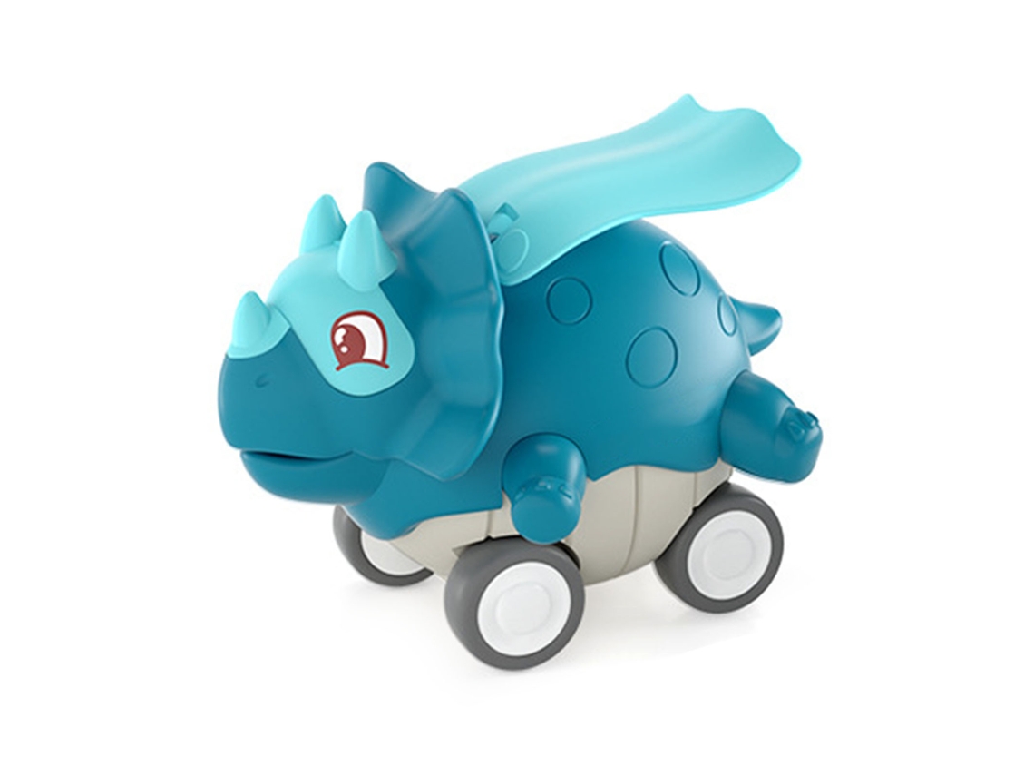 Lindo Juguete De Inercia De Dinosaurio De Dibujos Animados, De Plástico Seguro, Regalo Para Niños De 3 Años En Adelante - Triceratops