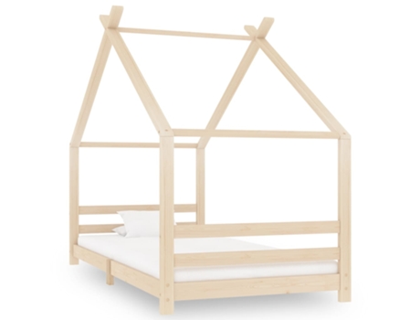 MAISON EXCLUSIVE - Estructura de cama infantil de madera maciza de pino 90x200 cm