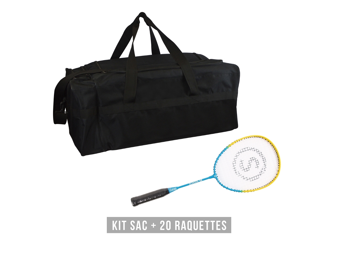 Kit de raquetas (bolsa + 20 raquetas) niño Sporti France School 58