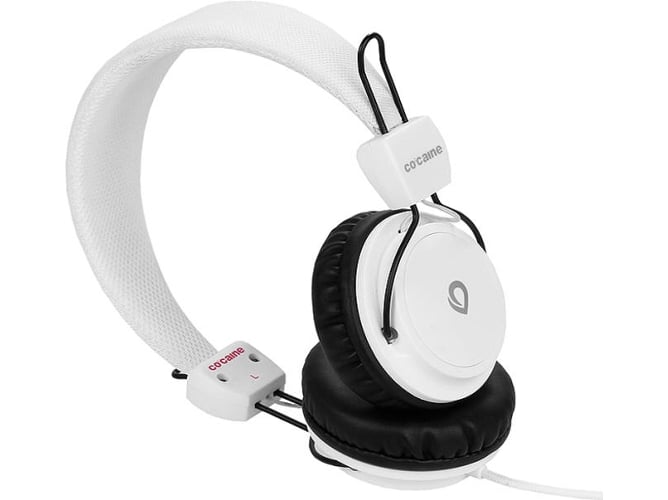 Auriculares con Cable CO:CAINE City Beat (On Ear - Blanco)