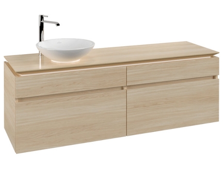 Módulo de lavabo Villeroy &amp Boch Legato B596 1600x550x500mm lavabo lado izquierdo