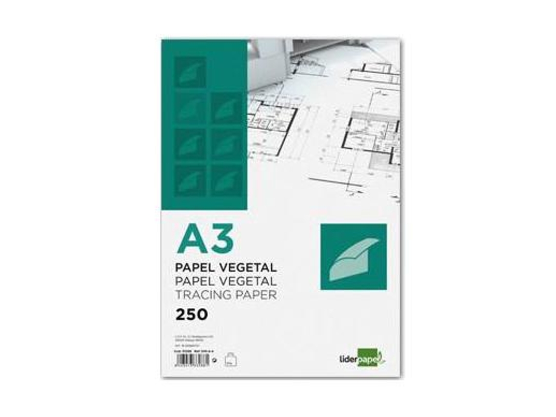 Papel Calca Liderpapel Din-A3 Hoja 90Grs